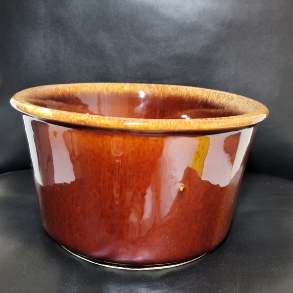 Vintage Pottery Hull USA Oven Proof Brown Drip 10" x 7" Oval Casserole Dish EUC - Picture 4 of 17